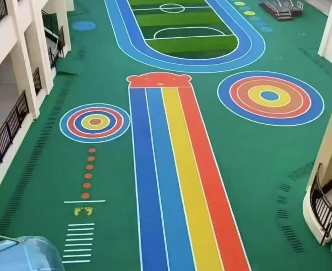 宜宾市幼儿园塑胶跑道硅pu球场 - 厂家