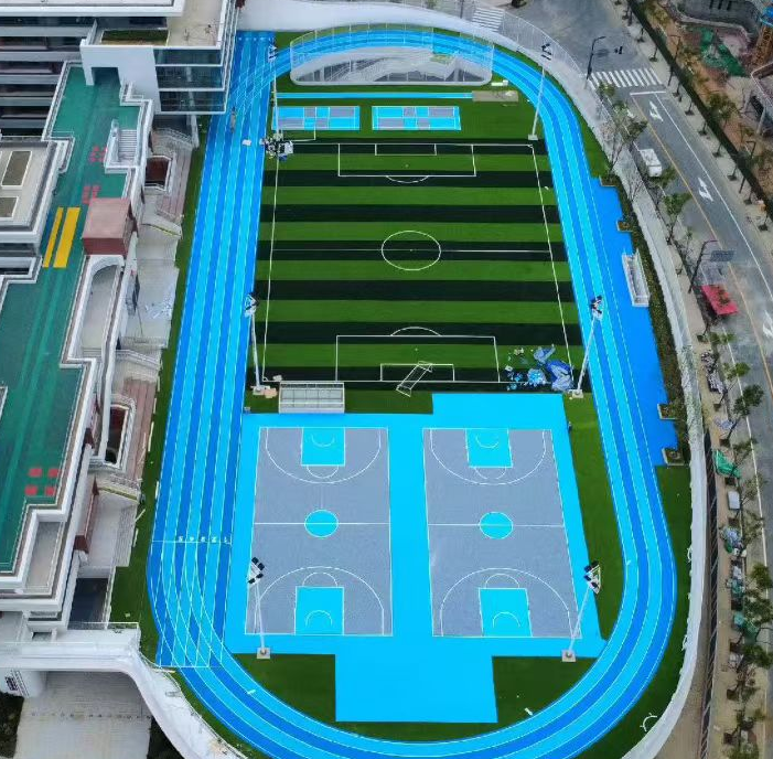 宜宾市预制型跑道足球场人造草坪 - 厂家